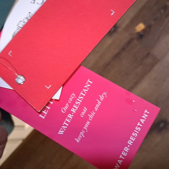 NWT Vince Camuto Teal Trench Coat Size Medium - Picture 4 of 9